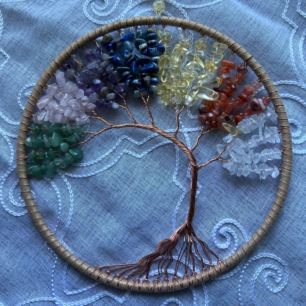7 Chakra Tree of f life wall decor